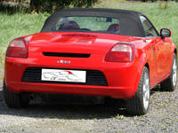 Toyota MR2 Roadster W3 Verdeck 2000 - 2005, CK-Cabrio Eigenentwicklung, Akustik-Luxus-Verdeck von CK-Cabrio