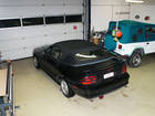Ford Mustang IV CK-Cabrio AKUSTIK-Luxus-Verdeck während der Montage