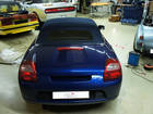 1) Toyota MR2 W3 Roadster Verdeck: Einteiliges Akustik-Luxus-Verdeck von CK-Cabrio (neuester Prototyp)