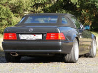 Mercedes SL 129 Verdeckbezug, zweiteiliges Verdeck, wie Original: