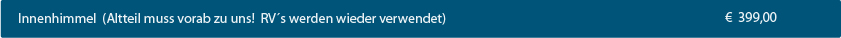 CK-Cabrio, Verdeck, Innenhimmel (Altteil muss vorab zu uns! RV´s werden wieder verwendet), € 399,00