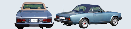 CK-Cabrio, Verdecke, Fiat 124 Spider ´66 -´85 (Als „Pininfarina Spider“´82 -´85)