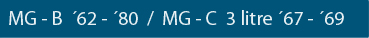CK-Cabrio, Verdecke, MG-B  ´62 -´80  /  MG-C  3 litre ´67 -´69