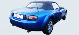 CK-Cabrio, Mazda MX5 NC seit´05, Verdeckbezug, blau