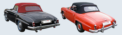 CK-Cabrio, Verdecke, Mercedes 190SL  W 121 B II ´55 -´63