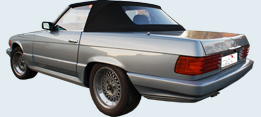 Mercedes SL W107 ´71 -´89, Einteiliges Cabrioverdeck von CK-Cabrio