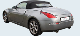 CK-Cabrio, Verdecke, Nissan 350 Z   ´05 -´08, silber
