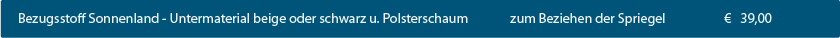 CK-Cabrio, Mercedes 190SL  W 121 B II ´55-´63, Bezugstoff für Spriege, € 39,00