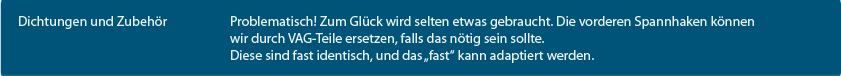 CK-Cabrio, Ford Mercury Capri ´90 -´94 (siehe auch Mercury Capri), Dichtungen und Zubehör