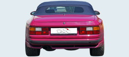 CK-Cabrio, Porsche 944/968 ´89 -´91 (944), ´91 -´95 (968), Akustik-Verdeck, Umbau auf Boxster-Glasheckscheibe