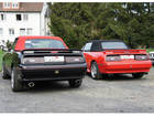 3) Ford Mercury Capri Verdeck 1990 - 1994: Einteiliger Verdeckbezug mit Panorama-Heckscheibe von CK-Cabrio