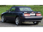 3) Ford Mercury Capri Verdeck 1990 - 1994: Einteiliger Verdeckbezug mit Panorama-Heckscheibe im Vergleich zum Verdeck mit kleineren Scheibe